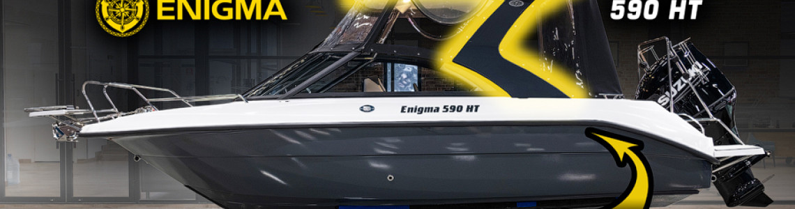 Обзор обновленного катера Enigma HT 2024 год (Новая крыша)