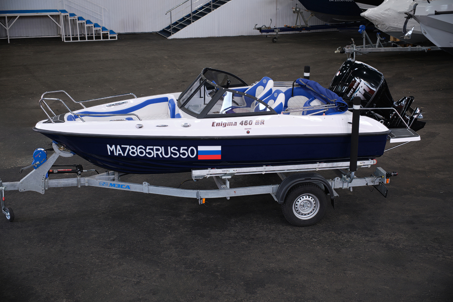 Enigma 460 BR с мотором Reef Rider 80FEL-T