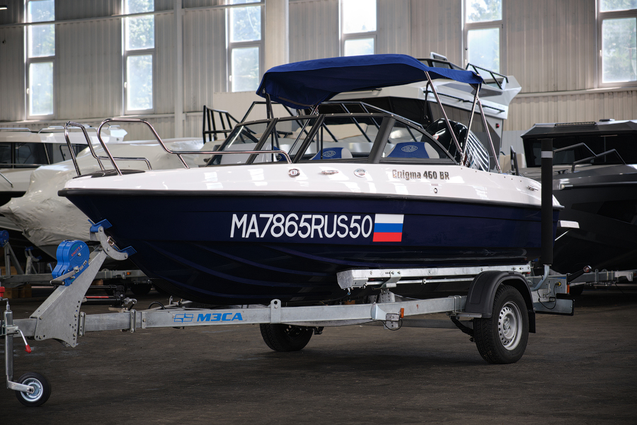 Enigma 460 BR с мотором Reef Rider 80FEL-T