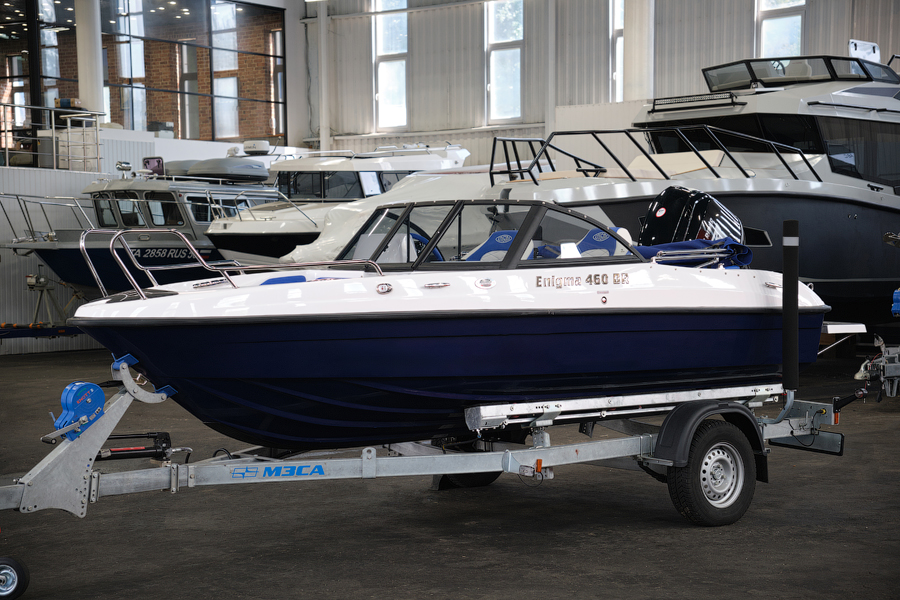 Enigma 460 BR с мотором Reef Rider 80FEL-T