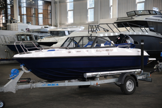 Enigma 460 BR с мотором Reef Rider 80FEL-T